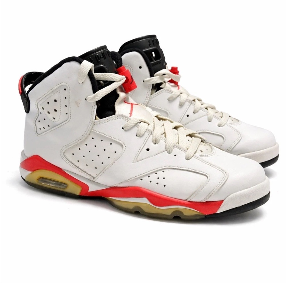 Jordan 6 Retro 2013 Infrared White/orange Size 7Y/8.5W